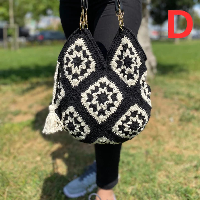 Granny Square Bag, Crochet Bag