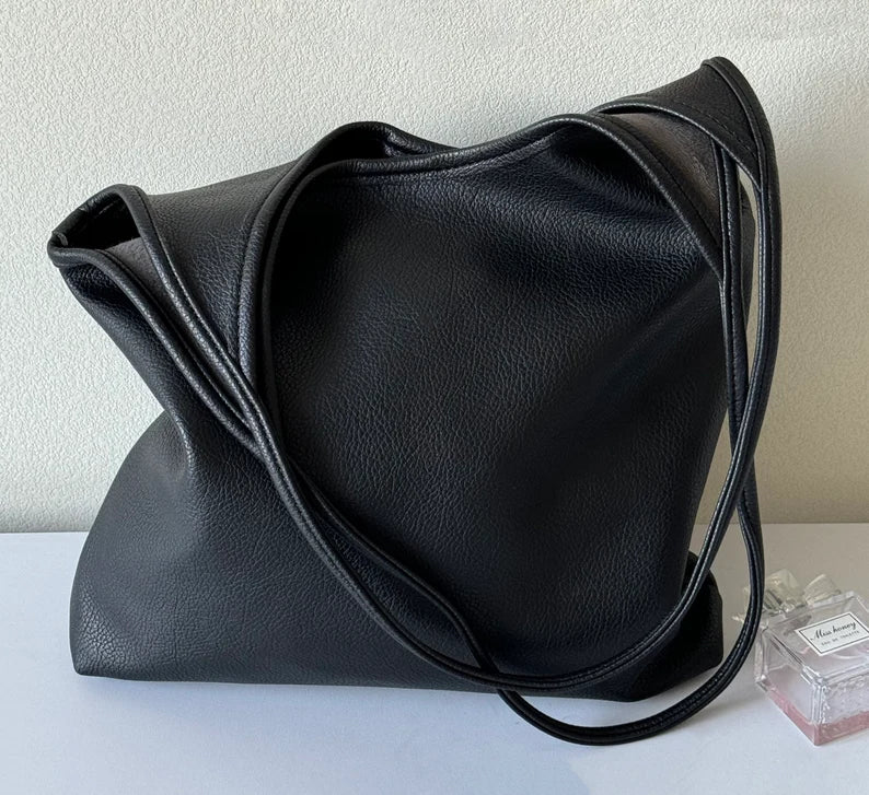 Soft Vegan Leather Tote Bag for Women